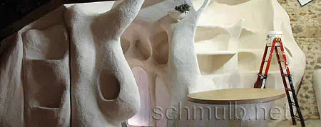 schmulb papier-mache arrangement cave