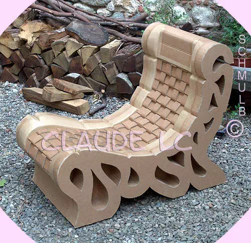 Cardboard armchair