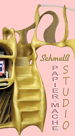 Schmulbs staircase made paper mache